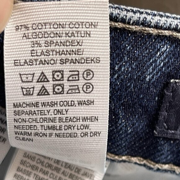 Lucky Brand Womens 10 30 The High Rise Shortie Cutoff Denim Shorts Blue Festival - Picture 7 of 12